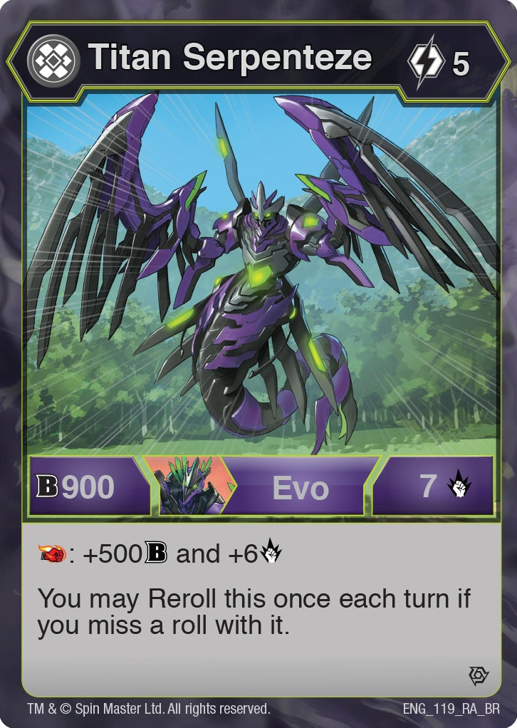Titan Serpenteze (119) [BR] - Bakugan TCG Single