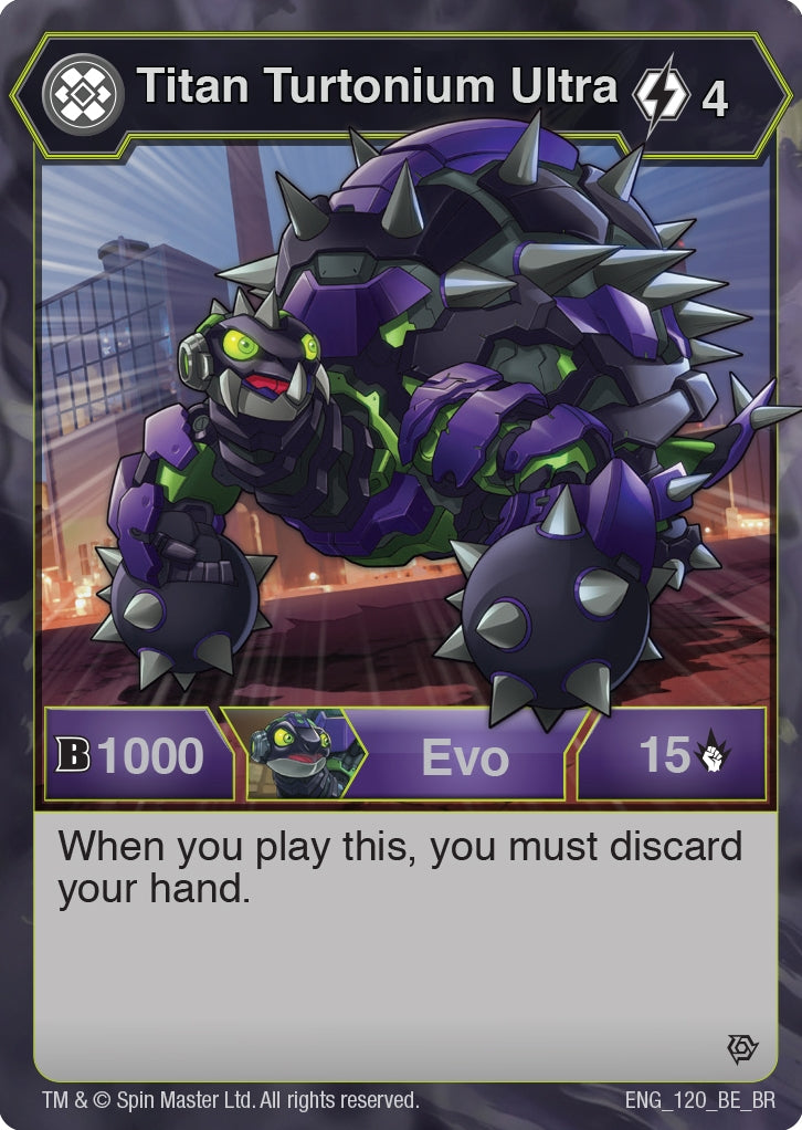 Titan Turtonium Ultra (120) [BR] - Bakugan TCG Single