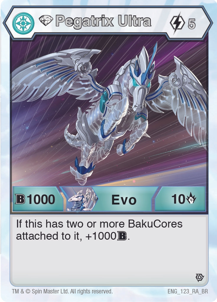 Diamond pegatrix Ultra (123) [BR] - Bakugan TCG Single