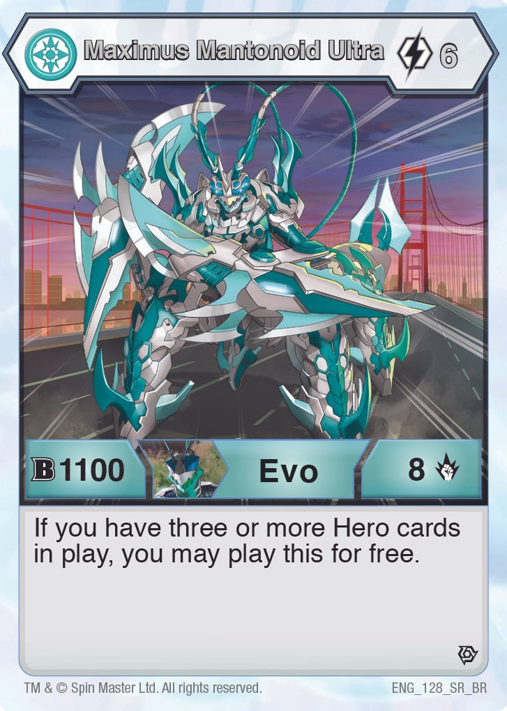 Maximus Mantonoid Ultra (144) (128) [BR] - Bakugan TCG Single