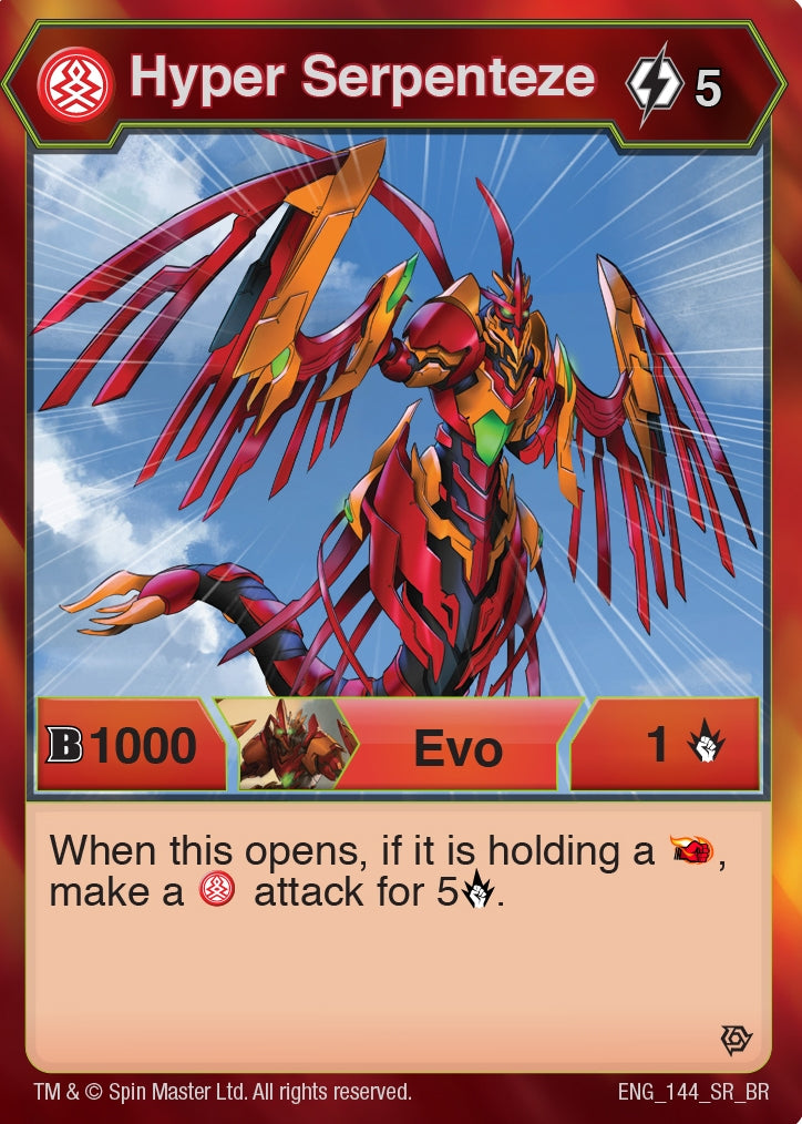 Hyper Serpenteze (144) (144) [BR] - Bakugan TCG Single