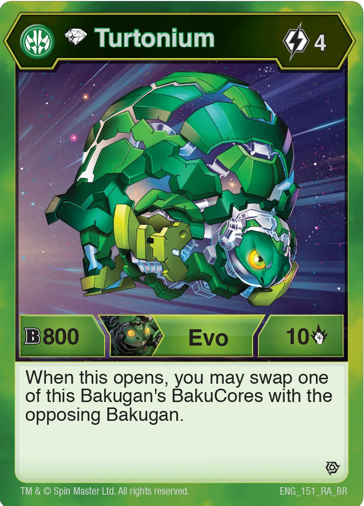 Diamond Turtonium (151) [BR] - Bakugan TCG Single