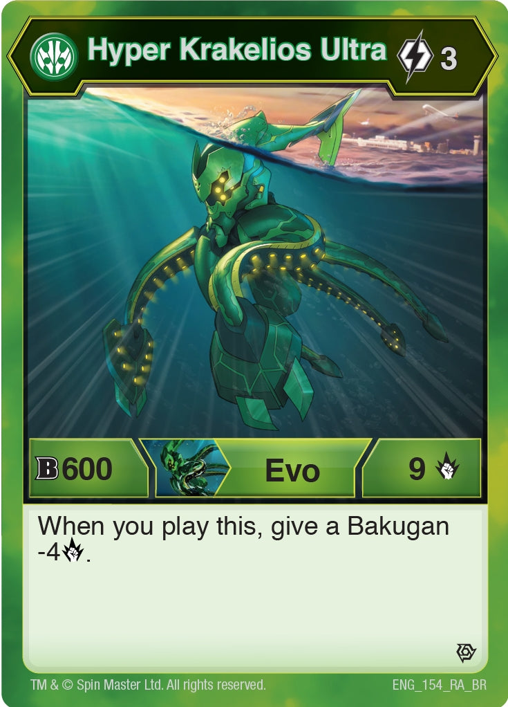 Hyper Krakelios Ultra (154) (154) [BR] - Bakugan TCG Single