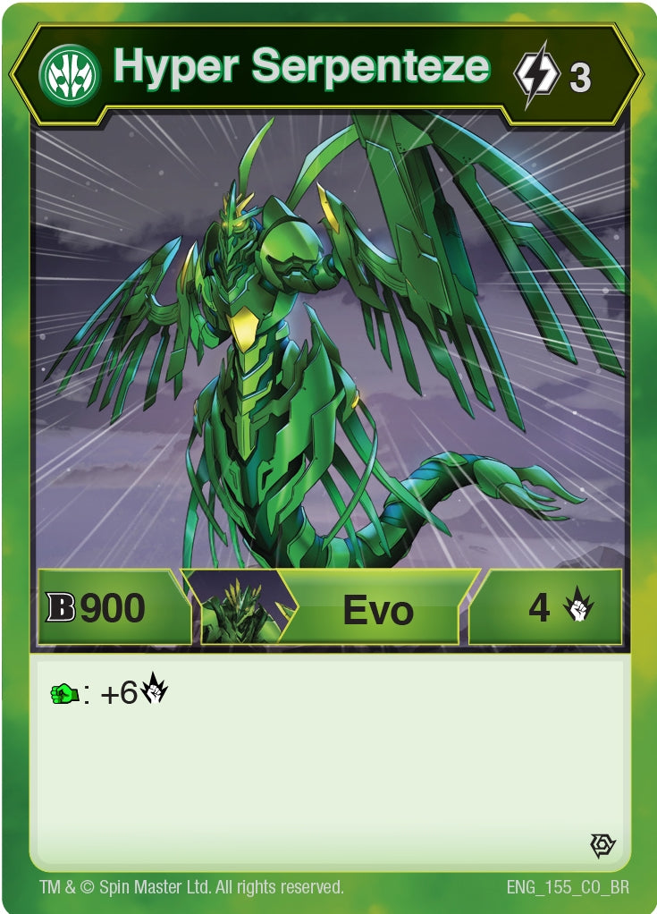 Hyper Serpenteze (155) (155) [BR] - Bakugan TCG Single