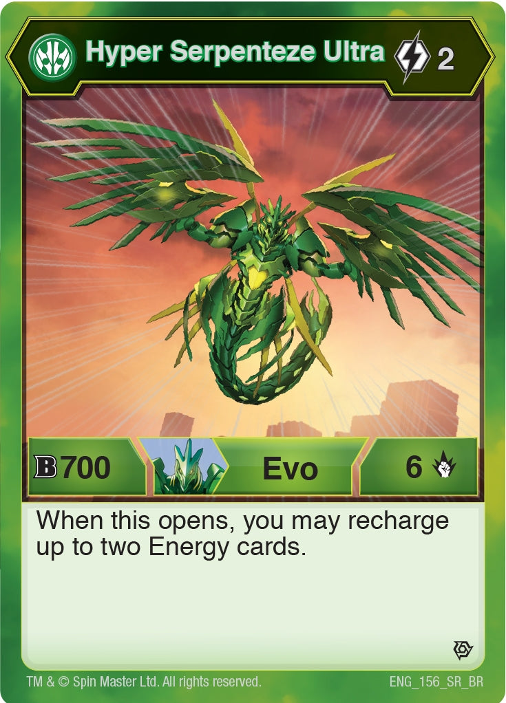 Hyper Serpenteze Ultra (156) (156) [BR] - Bakugan TCG Single