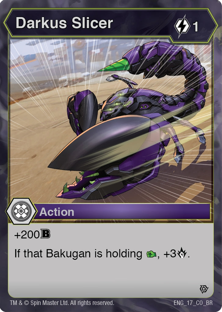 Darkus Slicer (17) [BR] - Bakugan TCG Single