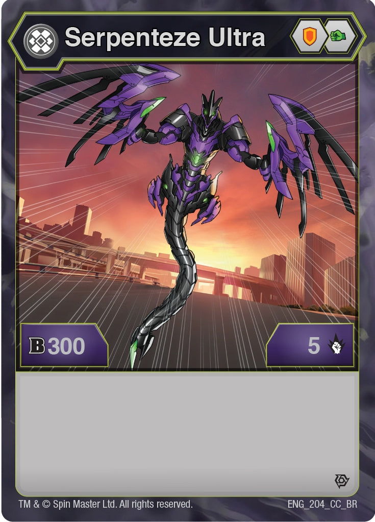 Serpenteze Ultra (204) [BR] - Bakugan TCG Single