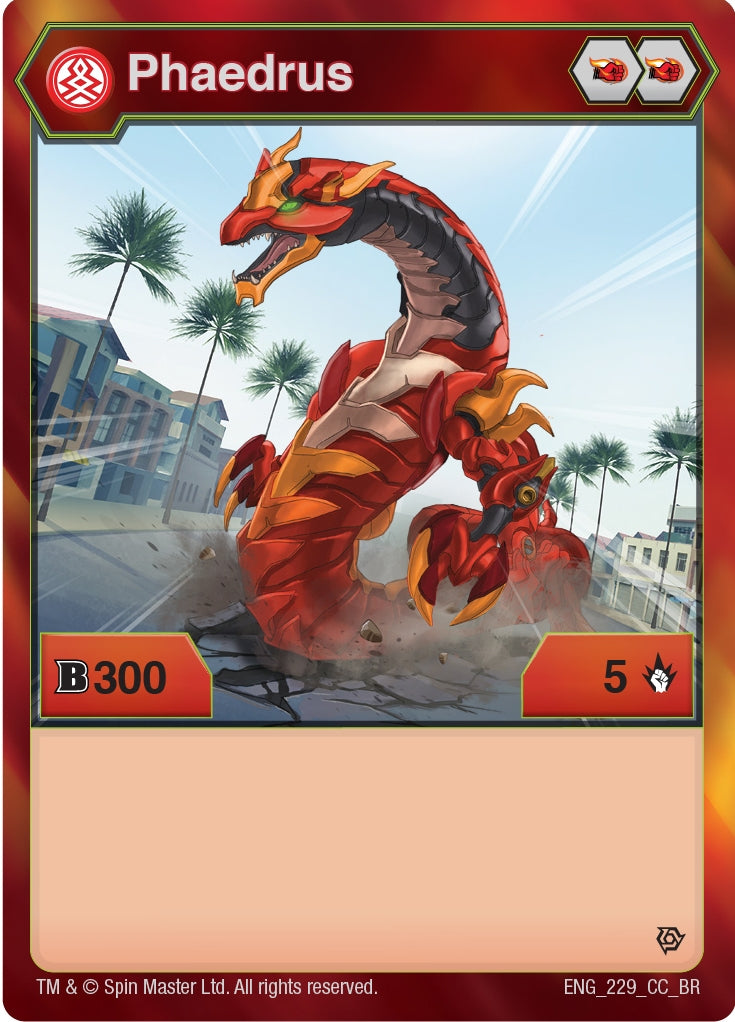 Phaedrus (229) (229) [BR] - Bakugan TCG Single