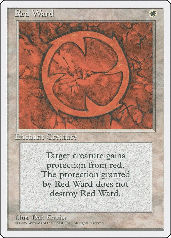 Red Ward [4ED] - MTG Single