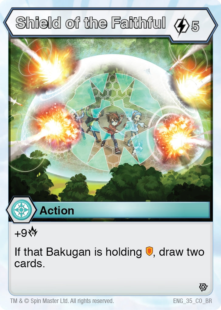 Shield of the Faithful (35) [BR] - Bakugan TCG Single