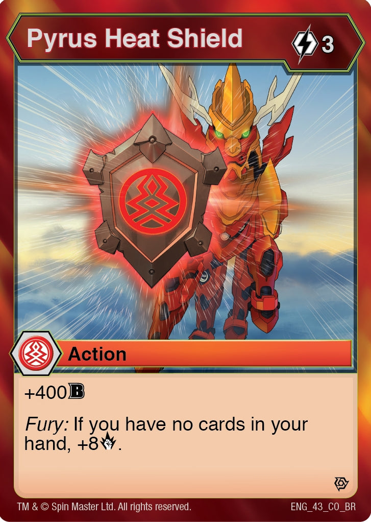 Pyrus Heat Shield (43) [BR] - Bakugan TCG Single