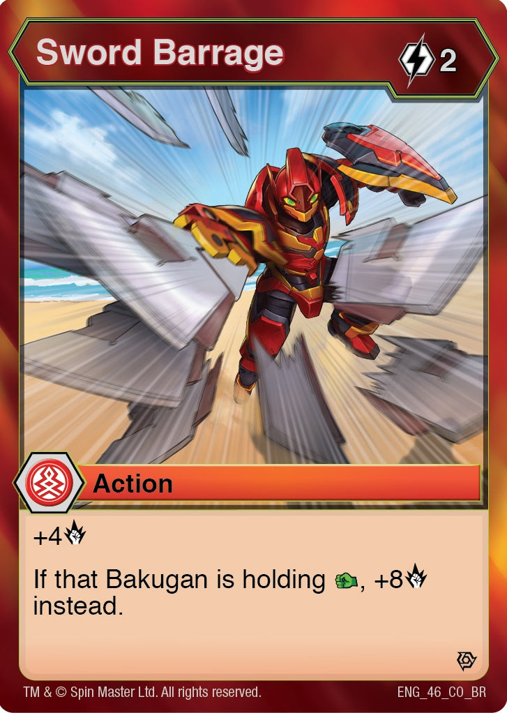 Sword Barrage (46) [BR] - Bakugan TCG Single