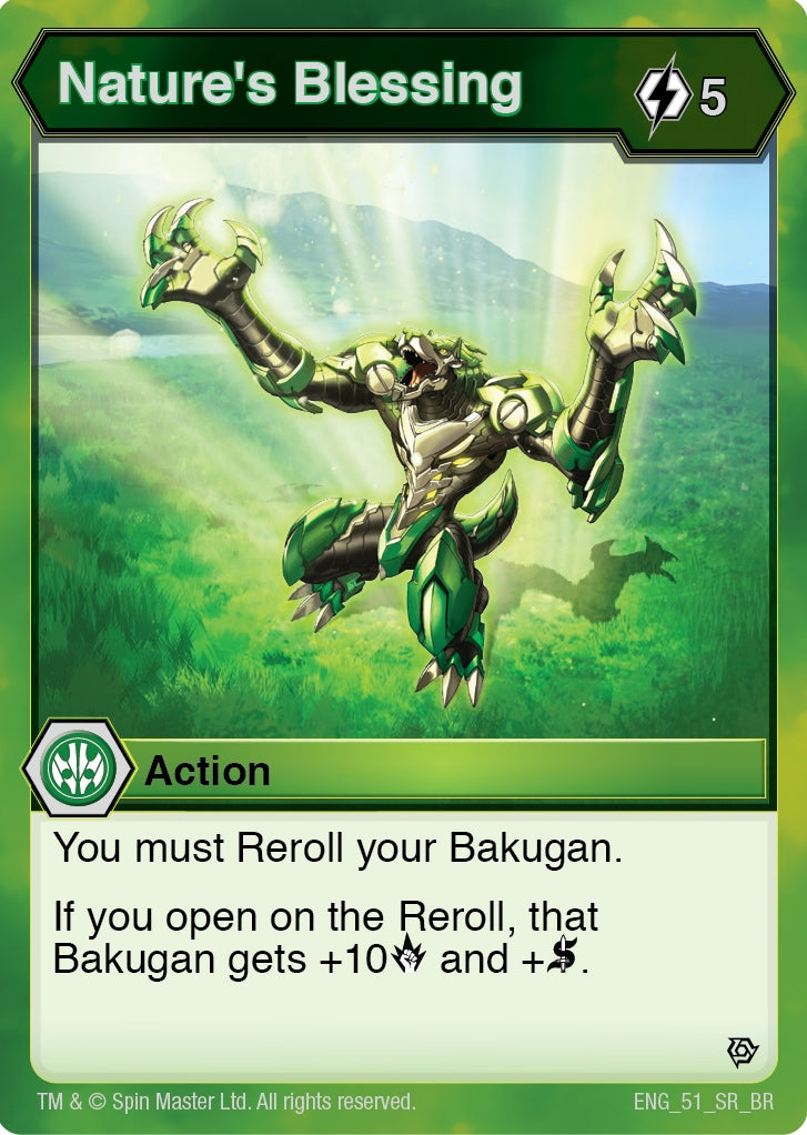 Nature’s Blessing (51) [BR] - Bakugan TCG Single