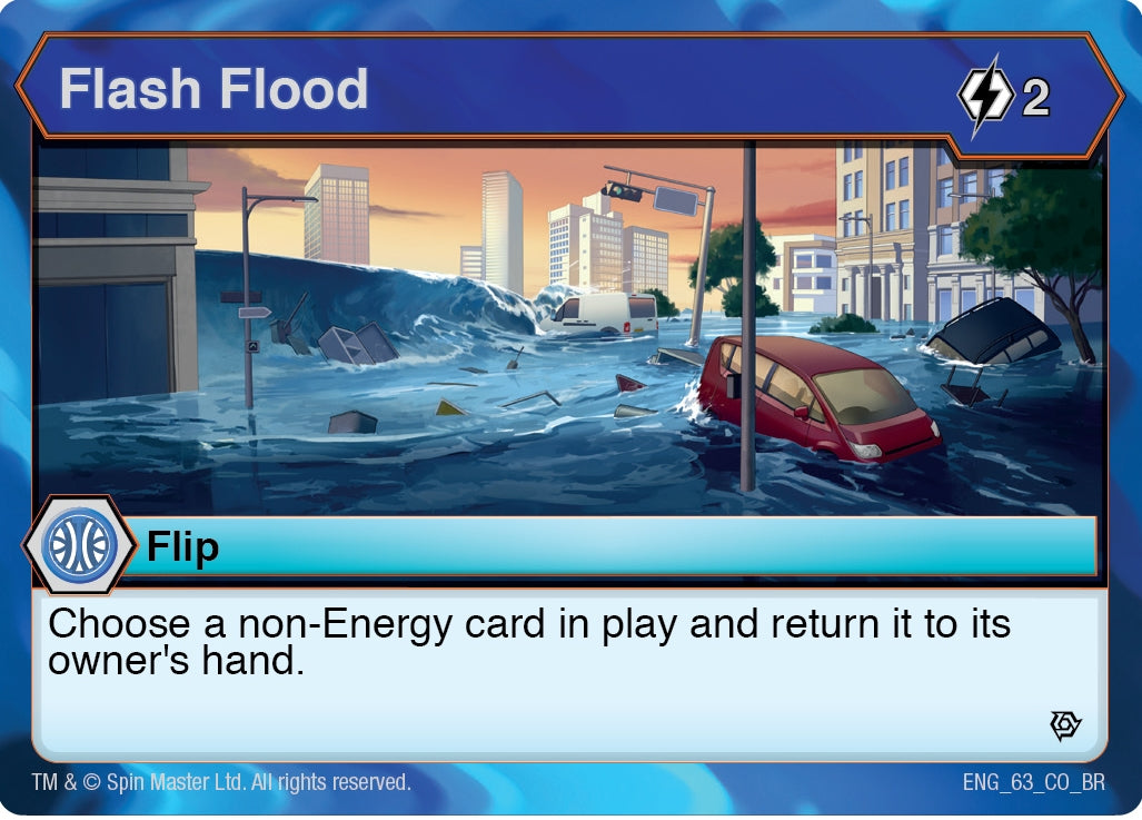 Flash Flood (63) [BR] - Bakugan TCG Single
