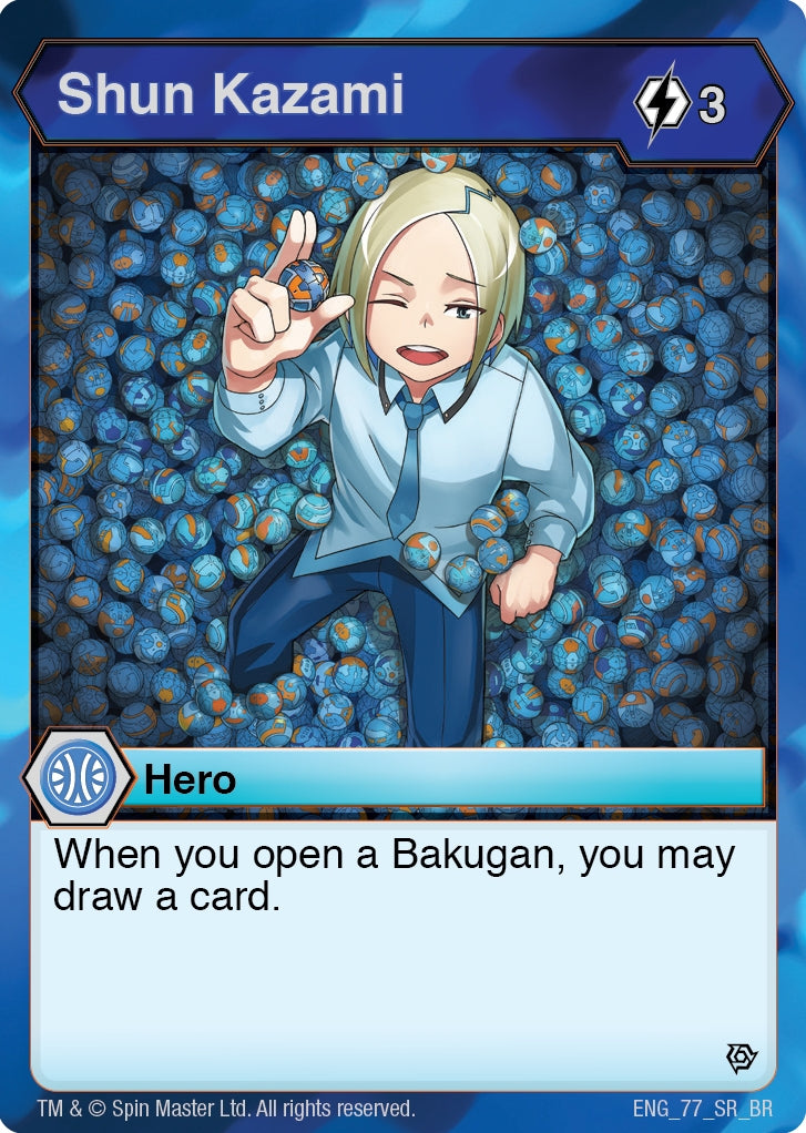 Shun Kazami (77) [BR] - Bakugan TCG Single