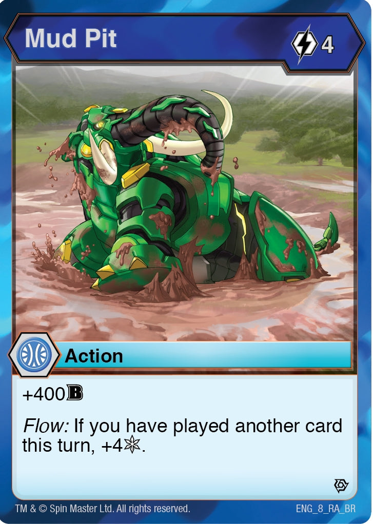 Mud pit (8) [BR] - Bakugan TCG Single