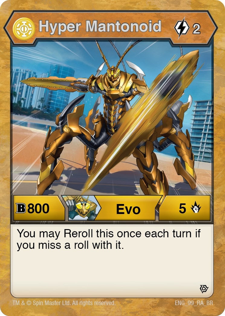 Hyper Mantonoid (99) (99) [BR] - Bakugan TCG Single