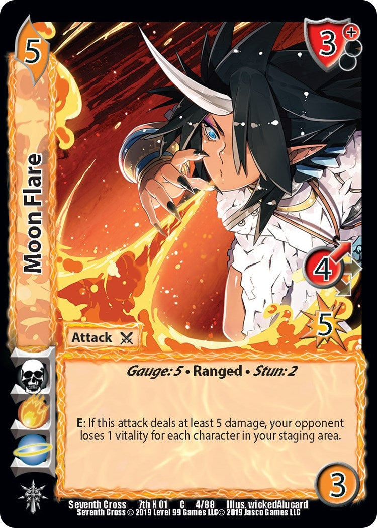 Moon Flare (4) [SVC] - UniVersus Single