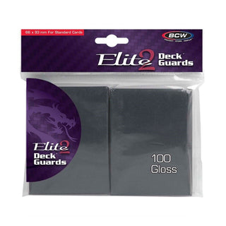 Image for Elite2 Deck Guards - Glossy Standard - Cool Grey (100-Pack) - Card Sleeves