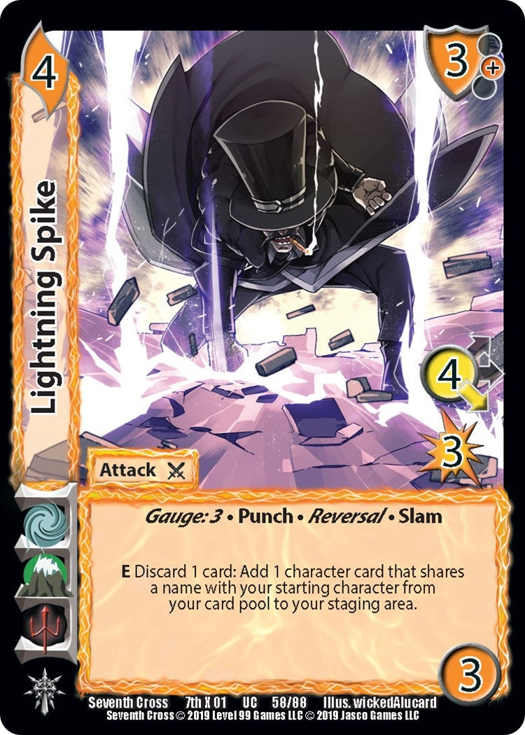 Lightning Spike (58) [SVC] - UniVersus Single