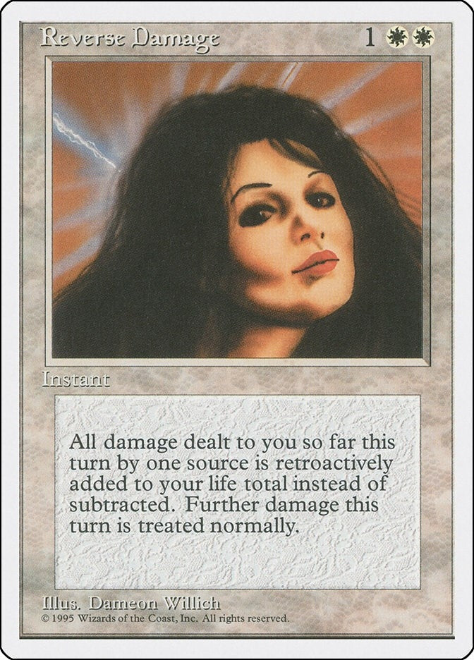 Reverse Damage [4ED] - MTG Single