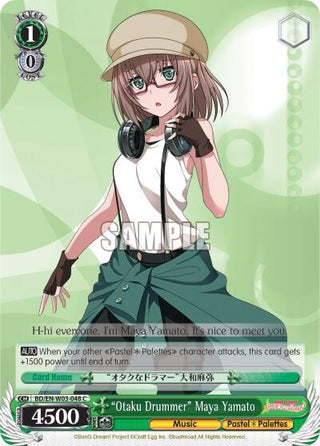 ’Otaku Drummer’ Maya Yamato (3048) [BD/EN-W03] - Weiss Schwarz Single