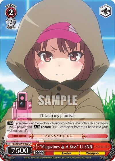 ’Magazines & A Kiss’ LLENN (59052) [GGO/S59] - Weiss Schwarz Single