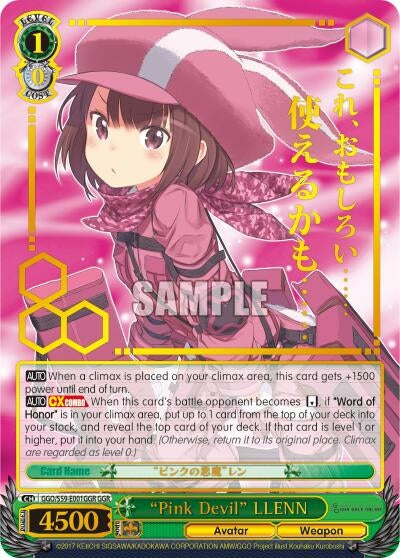 ’Pink Devil’ LLENN (GGR) (59001) [GGO/S59] - Weiss Schwarz Single