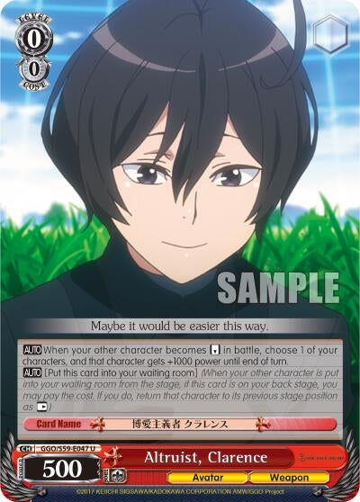 Altruist Clarence (59047) [GGO/S59] - Weiss Schwarz Single