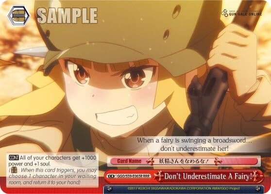 Don’t Underestimate A Fairy! (RRR) (59065) [GGO/S59] - Weiss Schwarz Single
