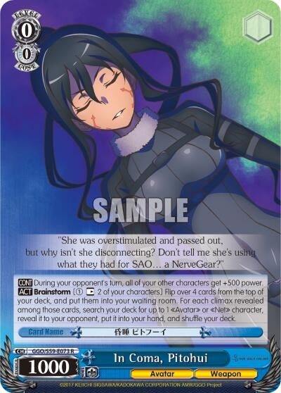 In Coma Pitohui (59073) [GGO/S59] - Weiss Schwarz Single
