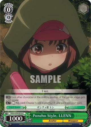 Poncho Style LLENN (59019) [GGO/S59] - Weiss Schwarz Single