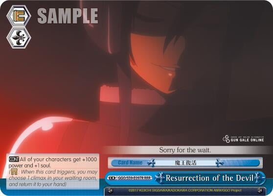 Resurrection of the Devil (RRR) (59097) [GGO/S59] - Weiss Schwarz Single