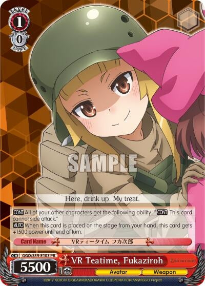 VR Teatime Fukaziroh (59103) [GGO/S59] - Weiss Schwarz Single