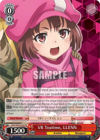VR Teatime LLENN (59102) [GGO/S59] - Weiss Schwarz Single