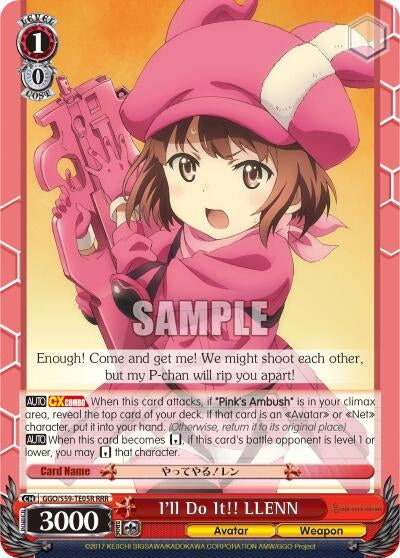 I’ll Do It!! LLENN (RRR) (5905) [GGO/S59] - Weiss Schwarz Single