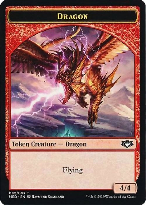 Dragon Token (0) [MED3] - MTG Single
