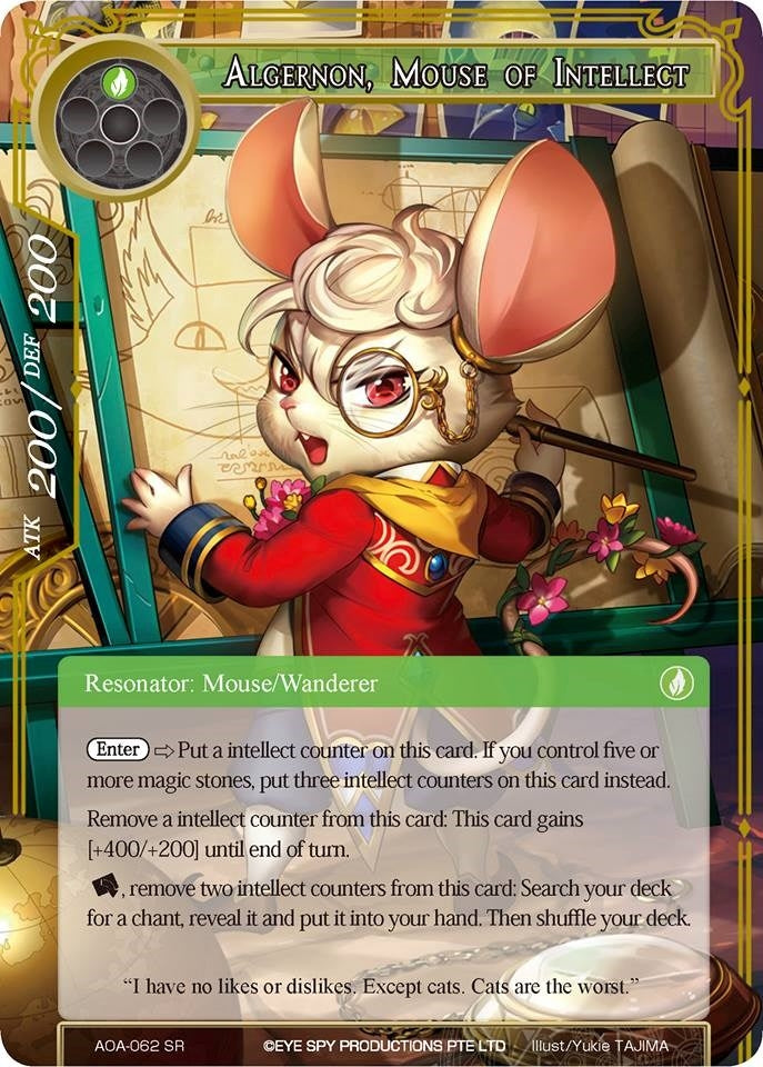 Algernon Mouse of Intellect (62) [AOA] - Force of Will Single