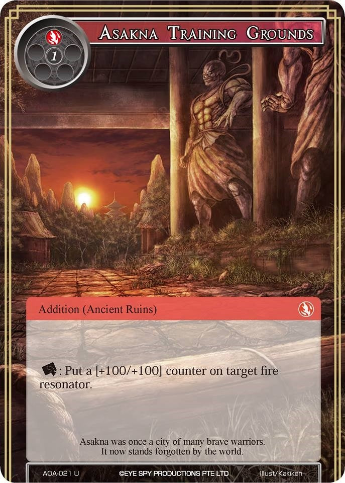 Asakna Training Grounds (21) [AOA] - Force of Will Single