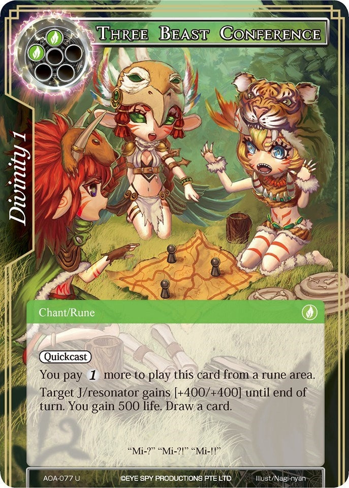 Three Beast Conference (77) [AOA] - Force of Will Single