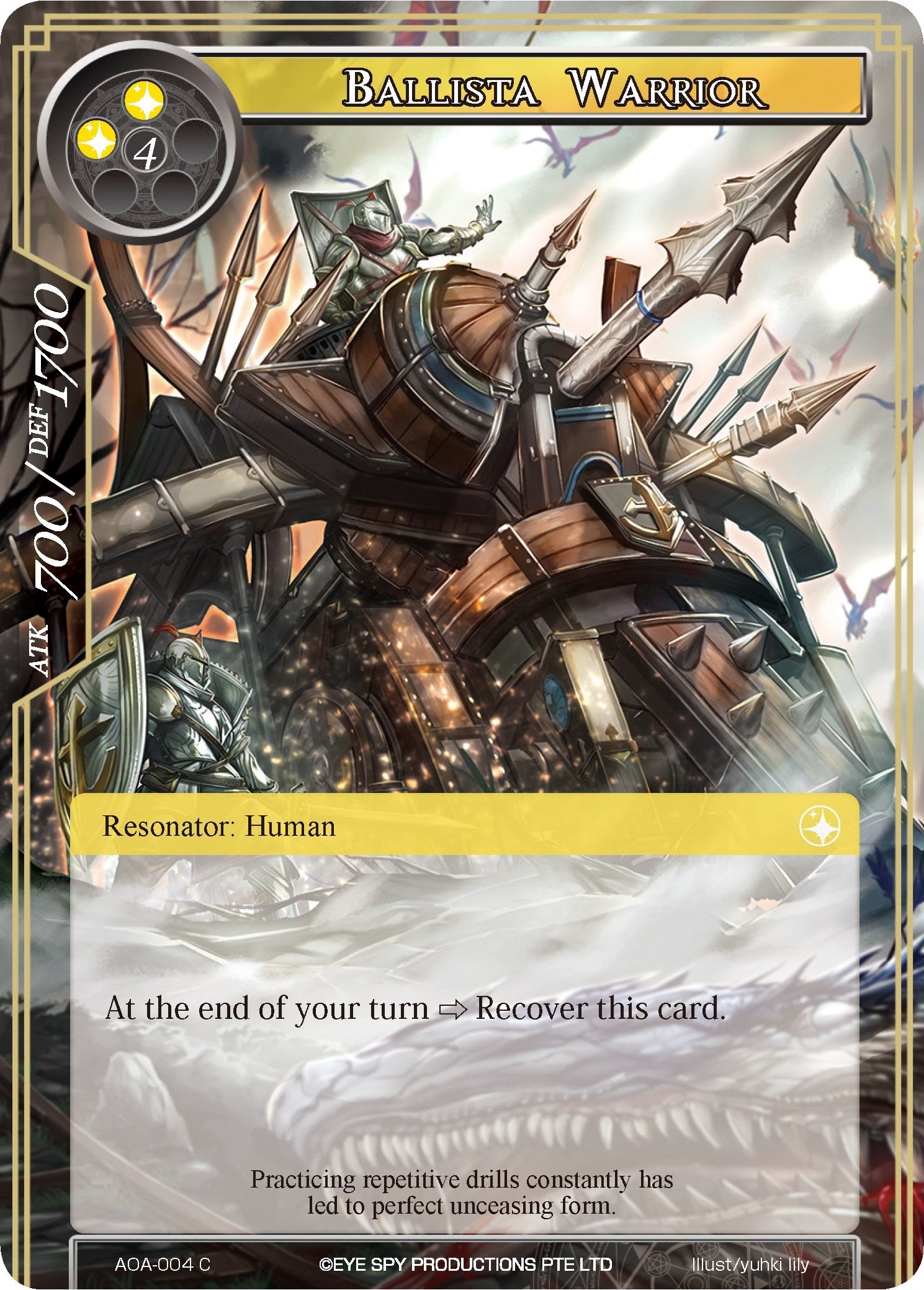 Ballista Warrior (4) [AOA] - Force of Will Single