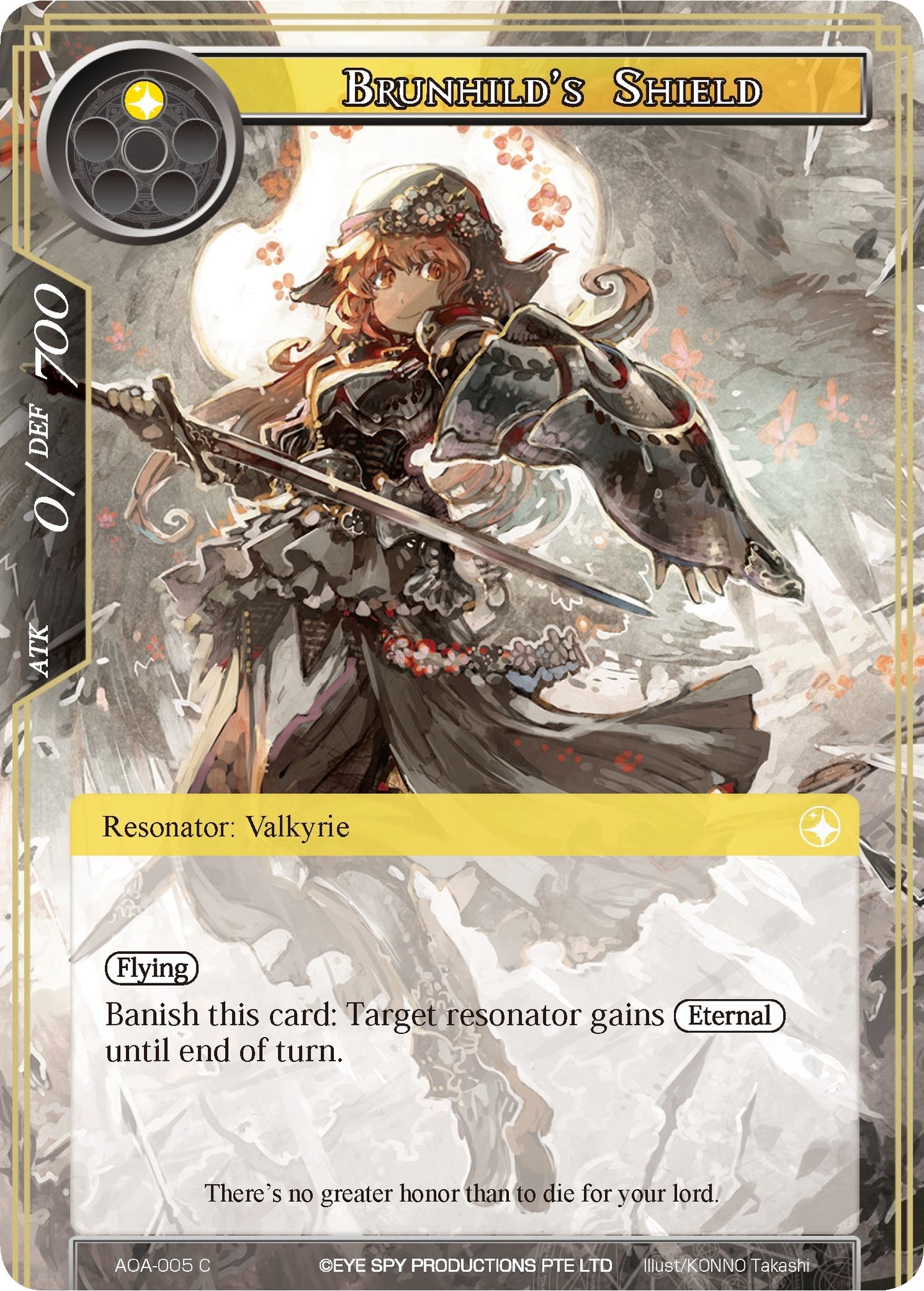 Brunhild’s Shield (5) [AOA] - Force of Will Single