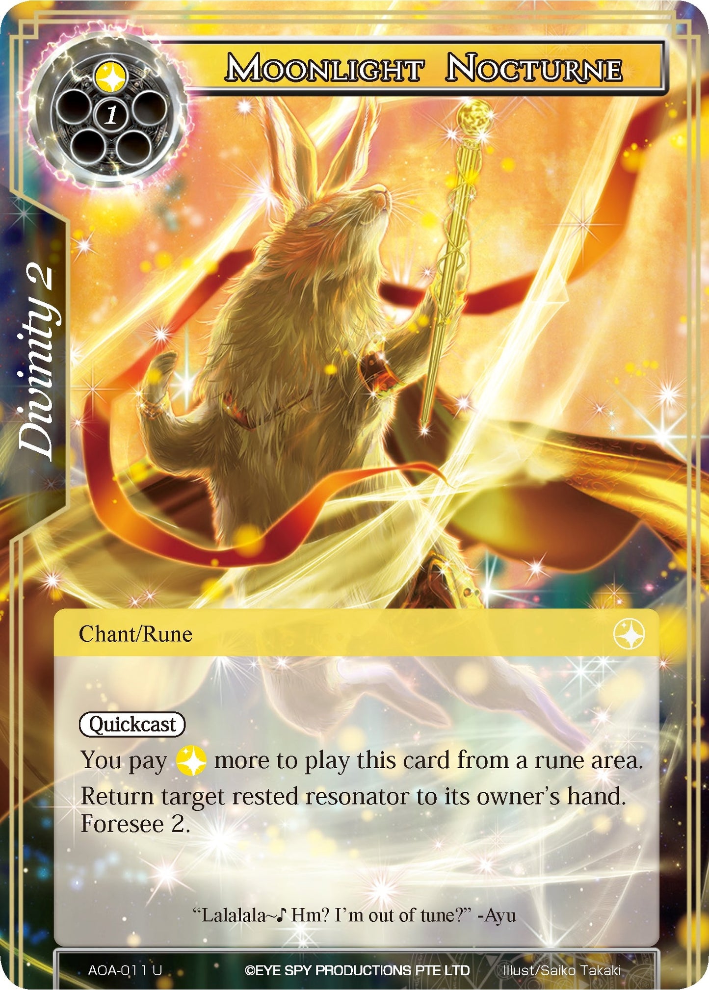 Moonlight Nocturne (11) [AOA] - Force of Will Single