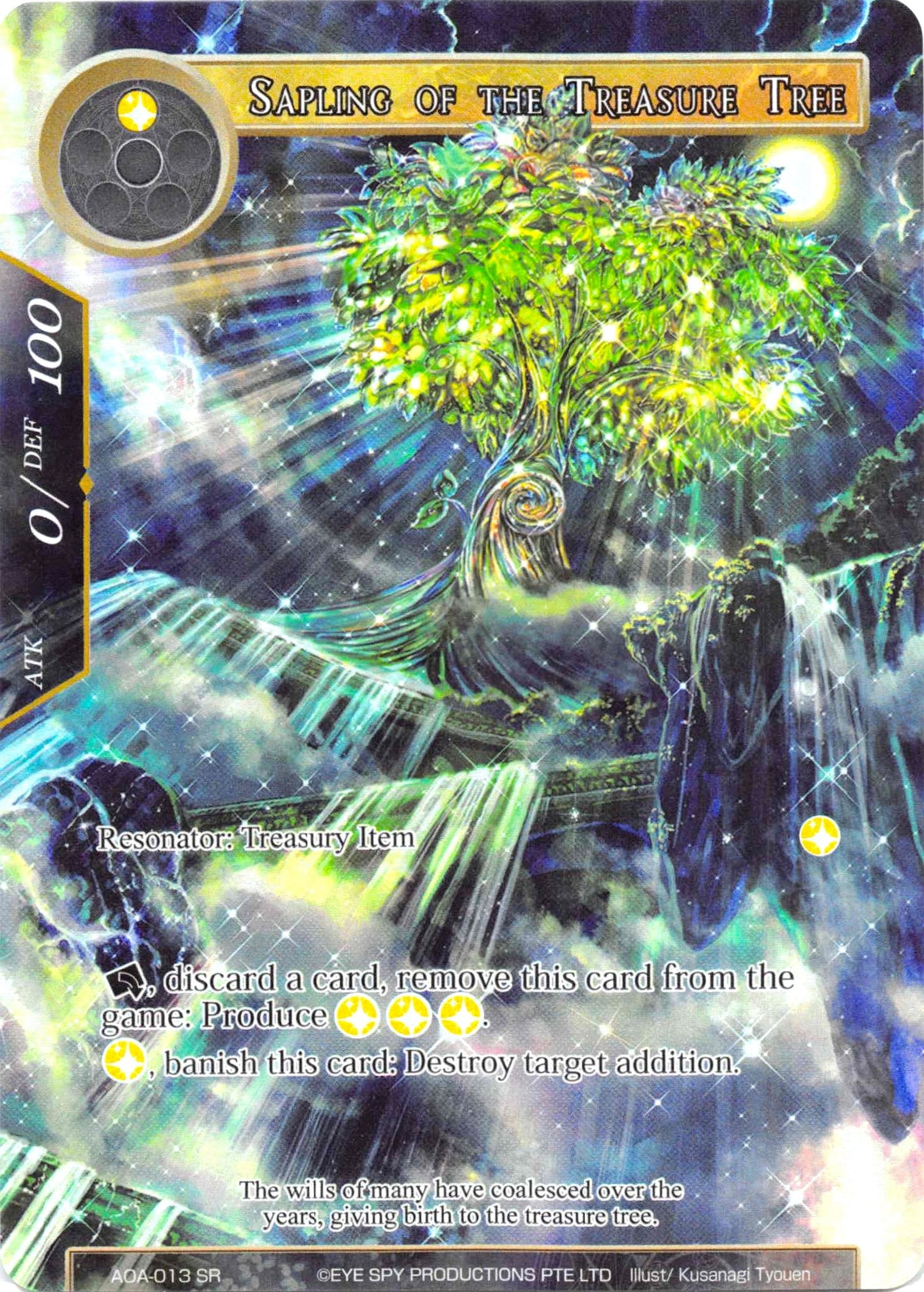 Sapling of the Treasure Tree (Full Art) (13) [AOA] - Force of Will Single