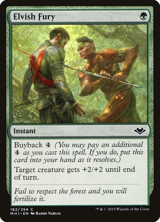 Elvish Fury (162) [MH1] - MTG Single