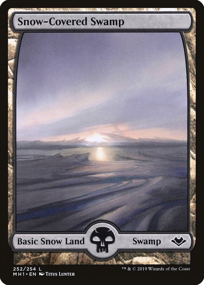 Snow-Covered Swamp (252) [MH1] - MTG Single