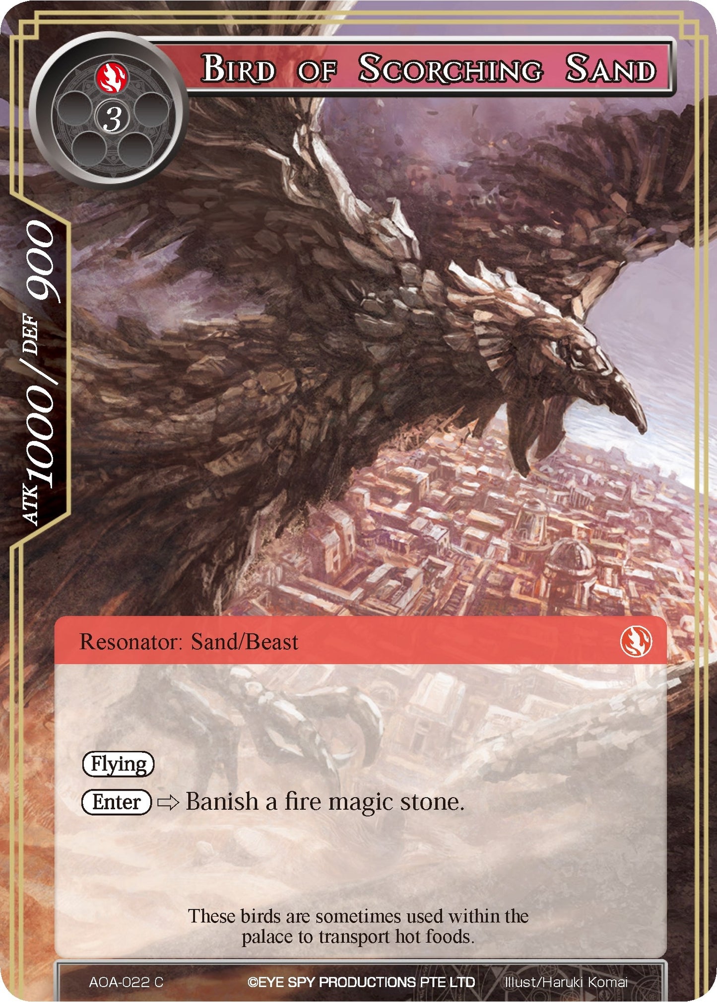 Bird of Scorching Sand (22) [AOA] - Force of Will Single