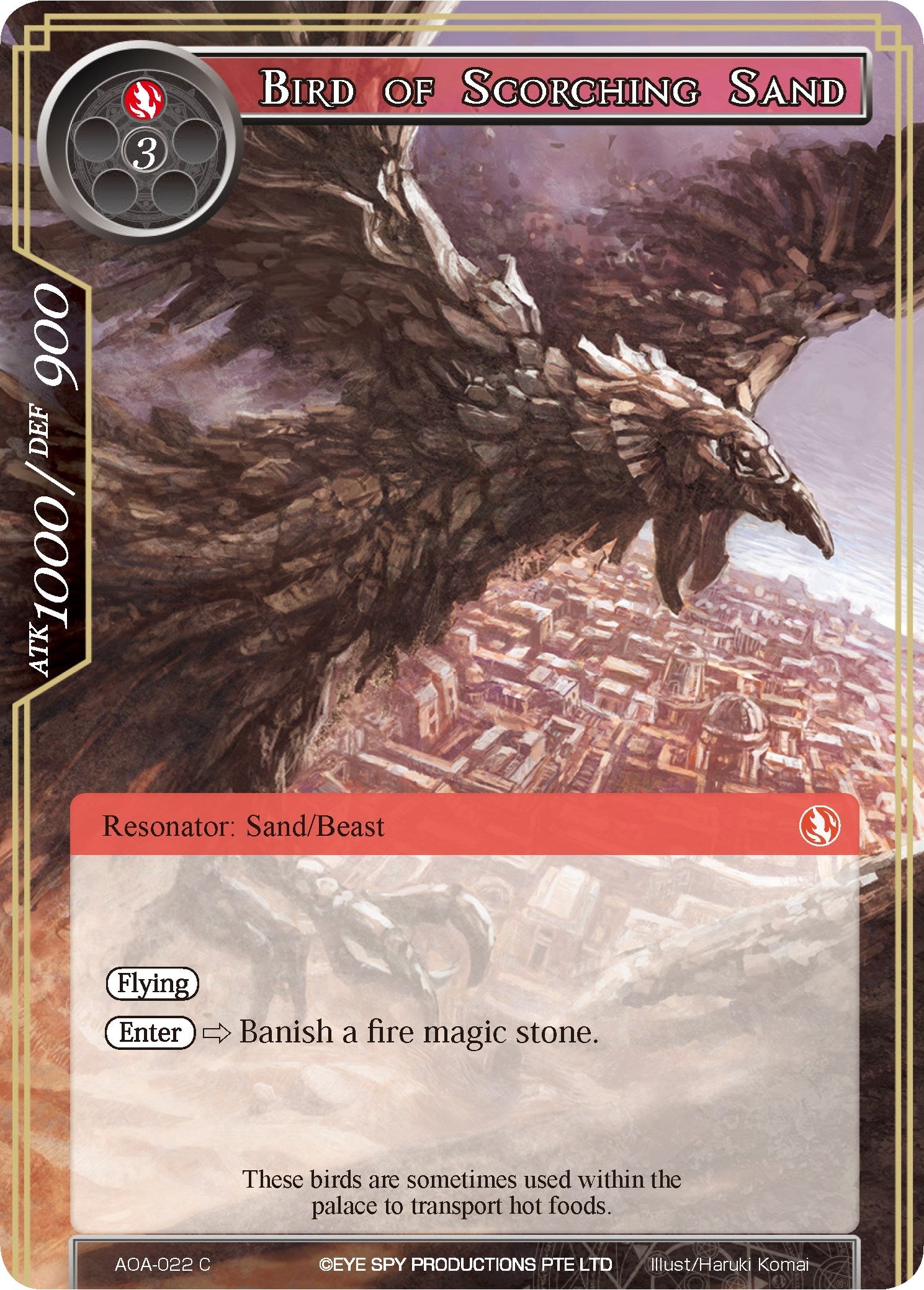 Bird of Scorching Sand (22) [AOA] - Force of Will Single