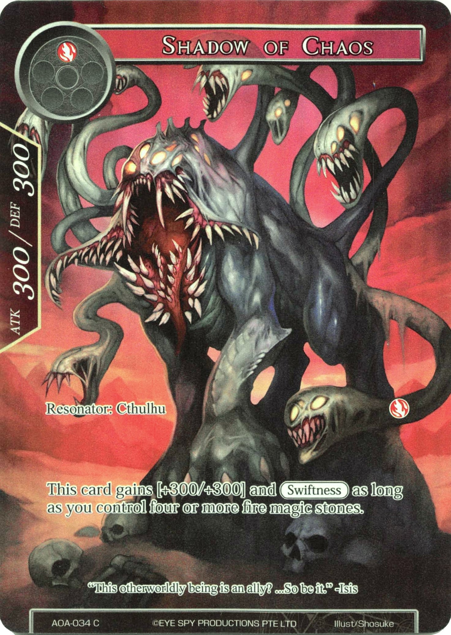 Shadow of Chaos (Full Art) (34) [AOA] - Force of Will Single