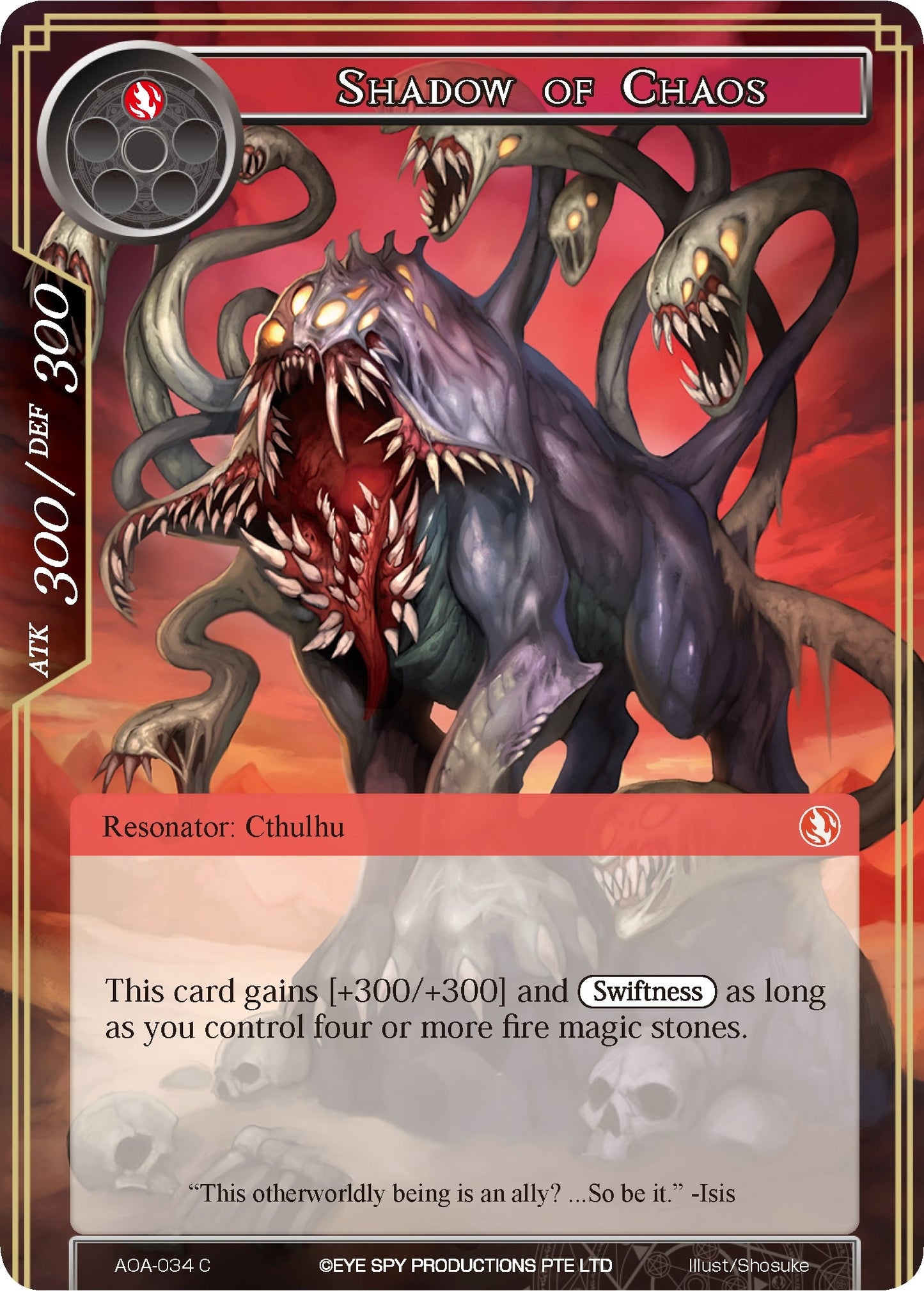 Shadow of Chaos (34) [AOA] - Force of Will Single